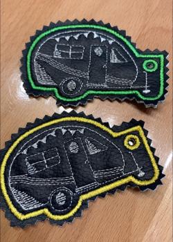 ITH - Stickdatei Schlüsselanhänger Wohnwagen